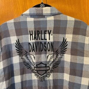 Harley-Davidson Plaid Shirt with Logo
